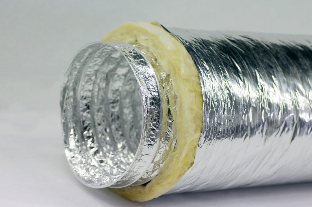 STERR Isolierter flexibler Lüftungskanalschlauch 125 mm x 10 m - Abluftschlauch - Kanalschlauch für