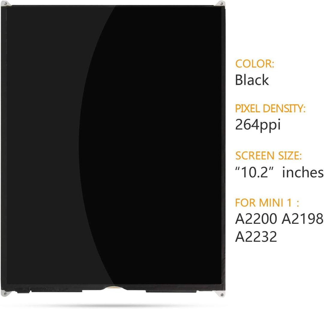 Ersatzbildschirm Compatible für iPad 10.2 2019 iPAD 7 7th A2197 A2200 A2198 A2232 LCD Display kompat