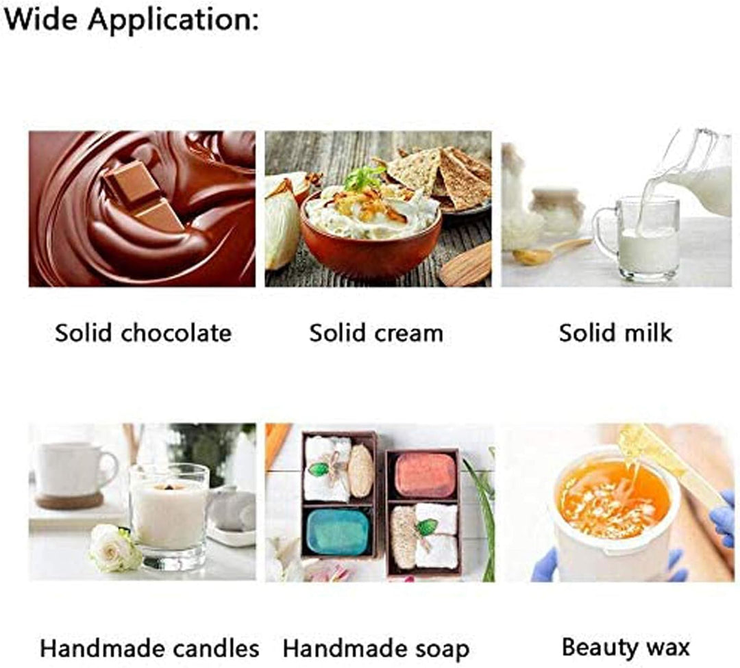 Elektrischer Wasserbad, für Schokolade, Wasserbad, Edelstahl, Kapazität 6 l, 2 Tanks, für den gewerb