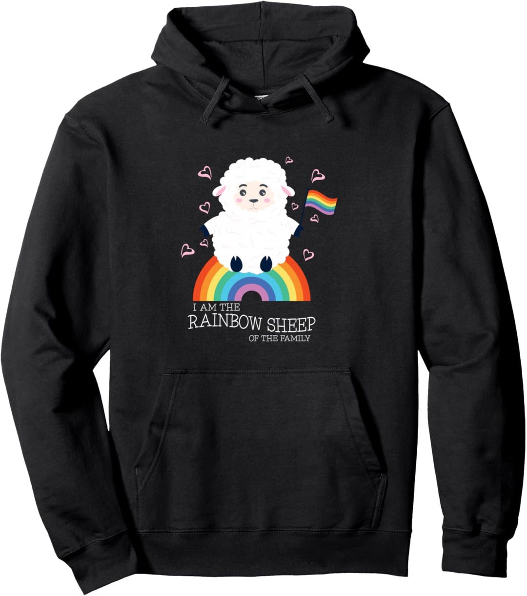 I am the Rainbow sheep of the Family LGBT Gay Homosexualität Pullover Hoodie