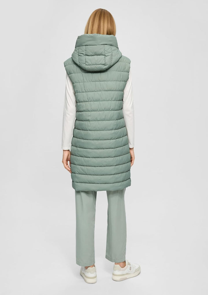 s.Oliver Damen Outdoor Weste 46 Grün, 46 Grün