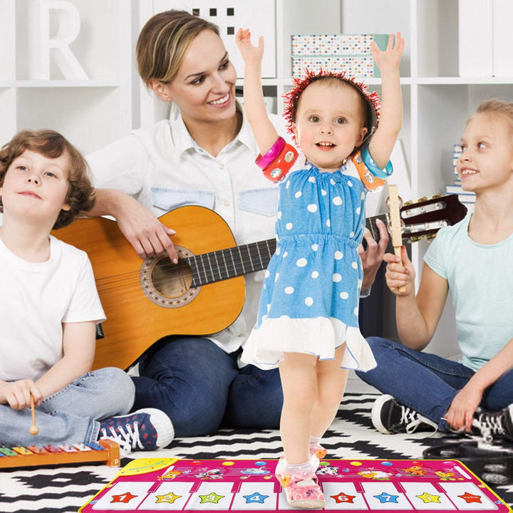 EXTSUD Klaviermatte,Kinderspielzeug Geschenk für Jungen Mädchen,Kleinkind Tanzmatten,Baby Spielzeug