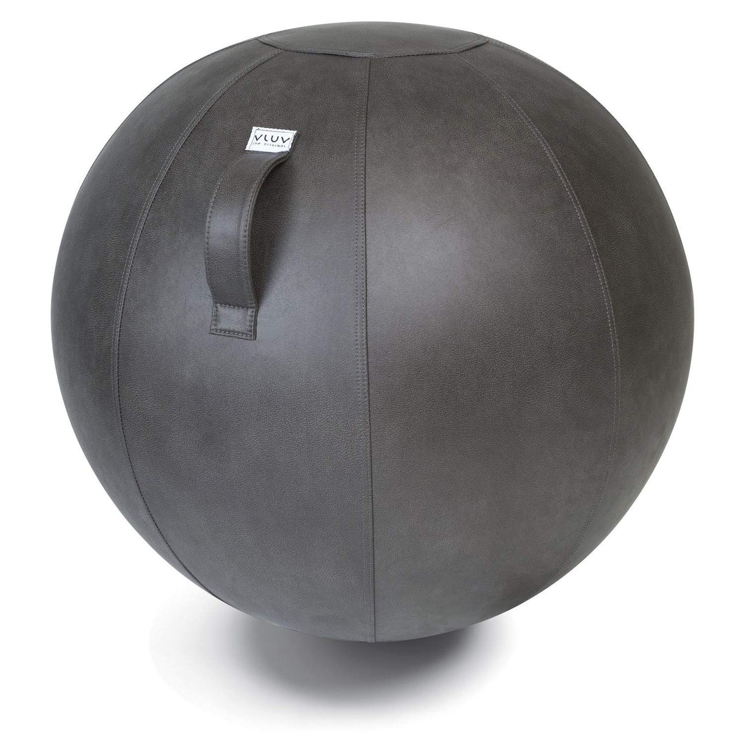 VLUV VEEL Sitzball, ergonomisches Sitzmöbel für Büro und Zuhause, Farbe: Elephant (dunkelgrau antik)