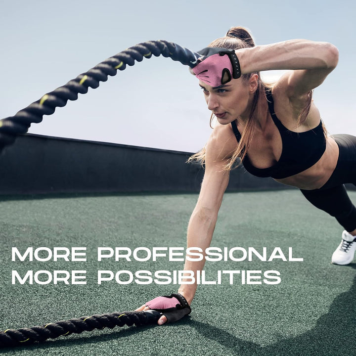 LIFECT Essential Atmungsaktive Trainingshandschuhe, fingerlose Trainingshandschuhe zum Gewichtheben