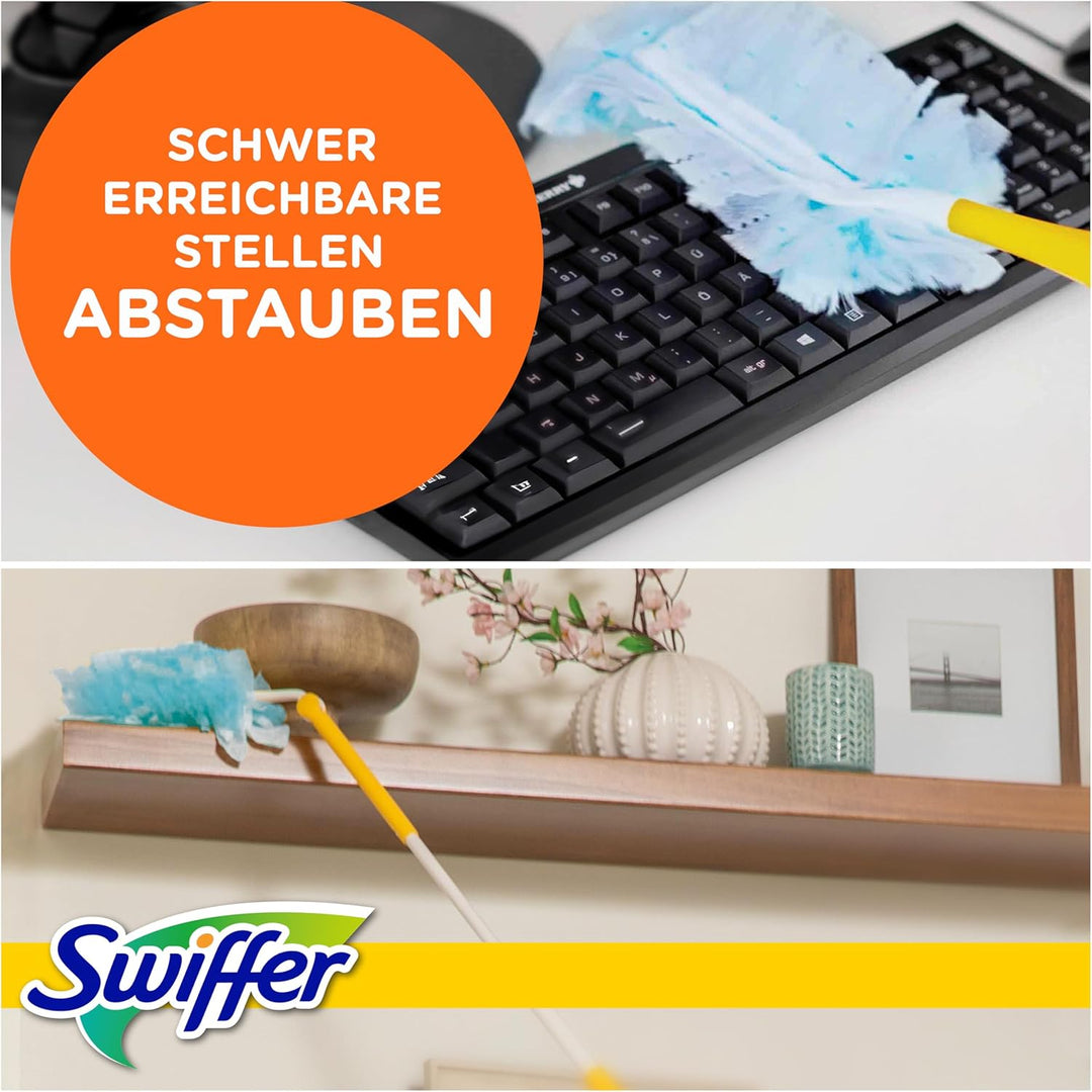 Swiffer Staubmagnet 5x5 Nachfülltücher, Mit Dem Duft Von Febreze, Fängt Und Schliesst 3-mal Mehr Sta
