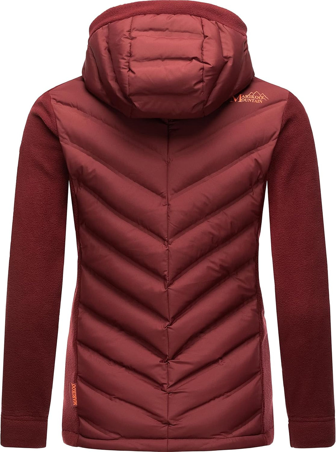 MARIKOO Damen leichte Übergangsjacke Steppjacke Mount Haruna, XS Bordeaux