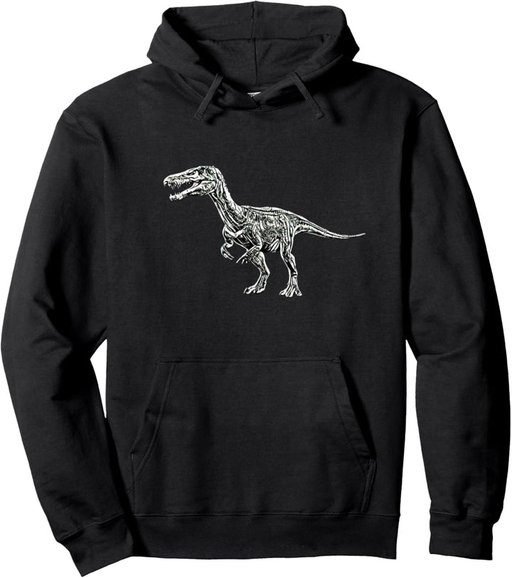 Baryonyx Motiv Dinosaurier Dino Saurier Urzeit Zähne Pullover Hoodie