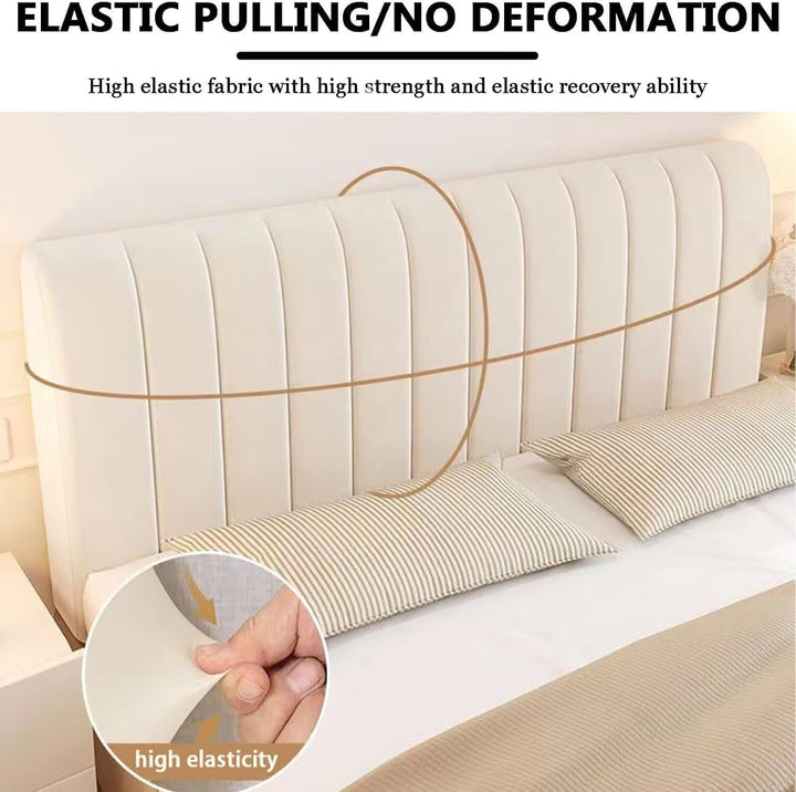 Bettkopfabdeckung Verdicken Gesteppt Kopfteilbezug Protektor Einfarbiges Design Bett Kopfteil Bezug