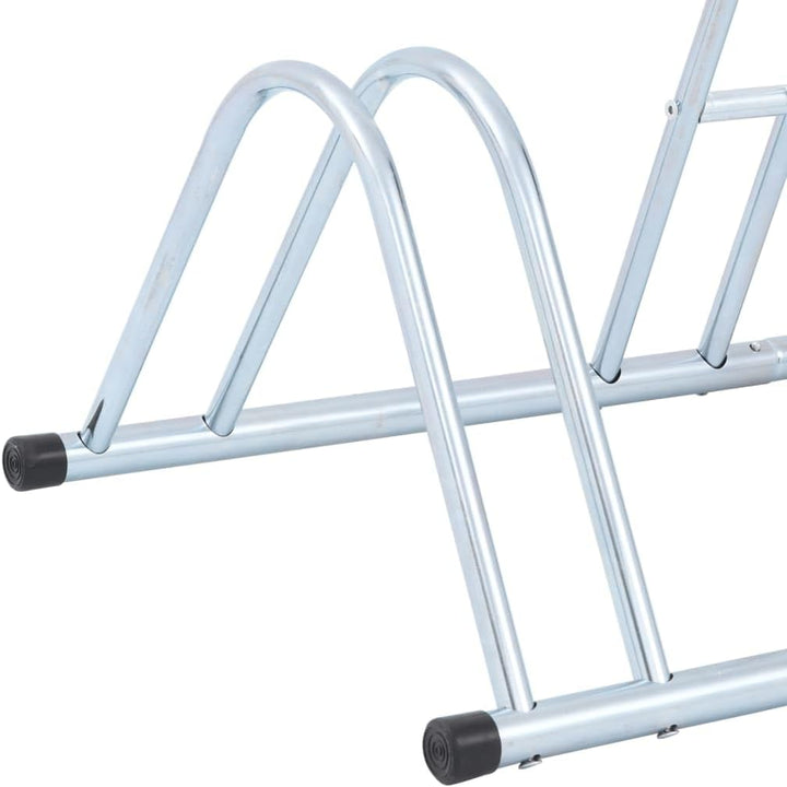 vidaXL Fahrradständer, Aufstellständer für 4 Fahrräder, Radständer Freistehend, Mehrfachständer Bode