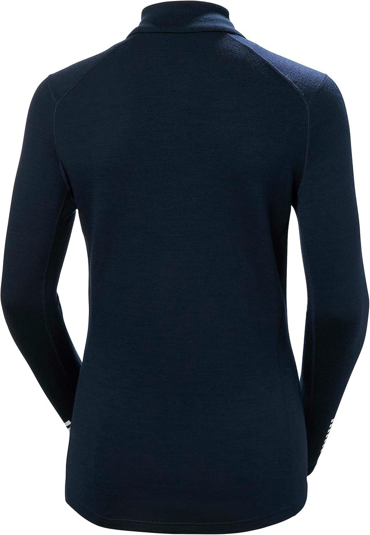 Helly Hansen Damen Lifa Merino Midweight Graphic 1/2 Funktionsshirt Marine 2.0 XS, Marine 2.0 XS