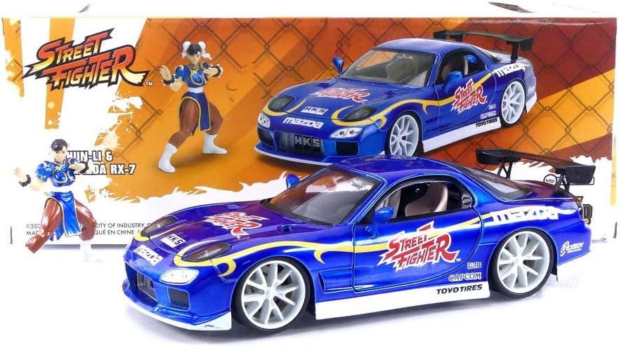 Jada Toys – MAZ RX-7 mit Chun-Li Figur – 1993-1/24