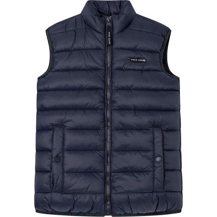 Pepe Jeans Jungen Andreu Puffer Gilet 12 Jahre Blue (Dulwich), 12 Jahre Blue (Dulwich)