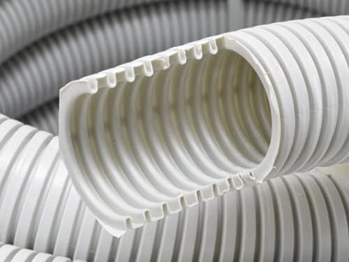 Megaastore Flexibles Leerrohr Wellrohr 320N Grau | Klassifizierung M16 M20 M25 M32 M40 M50 Kabelschu