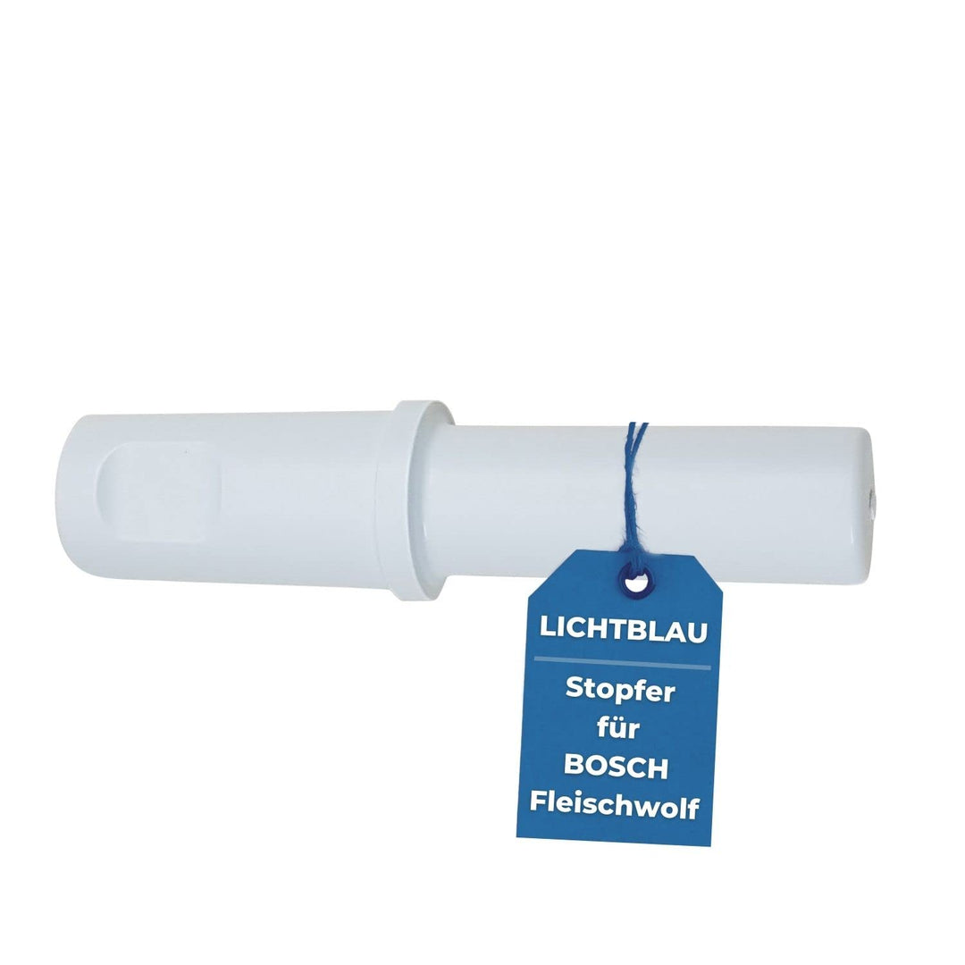 LICHTBLAU Stopfer für Bosch Fleischwolf I Stössel passend für Bosch MUM4, MUZ4FW1, MUZ4FW3, MUZ4FW4