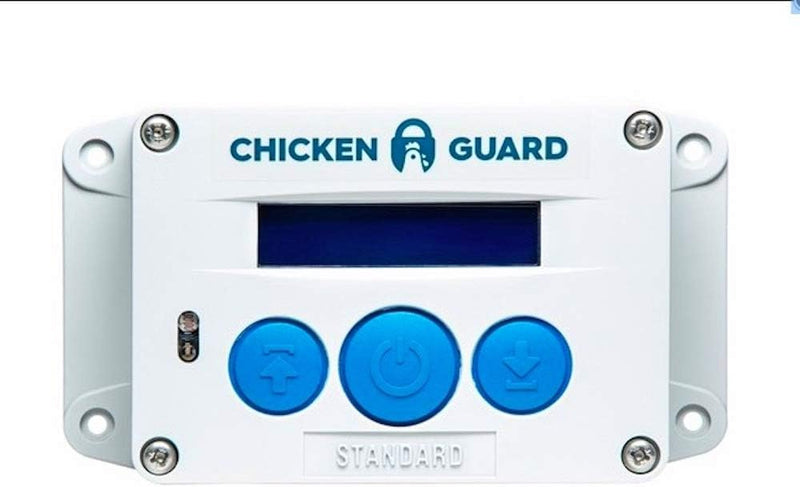 ChickenGuard® Standard Automatische Türöffner für den Hühnerstall, Automatische Hühnerklappe, mit Ti