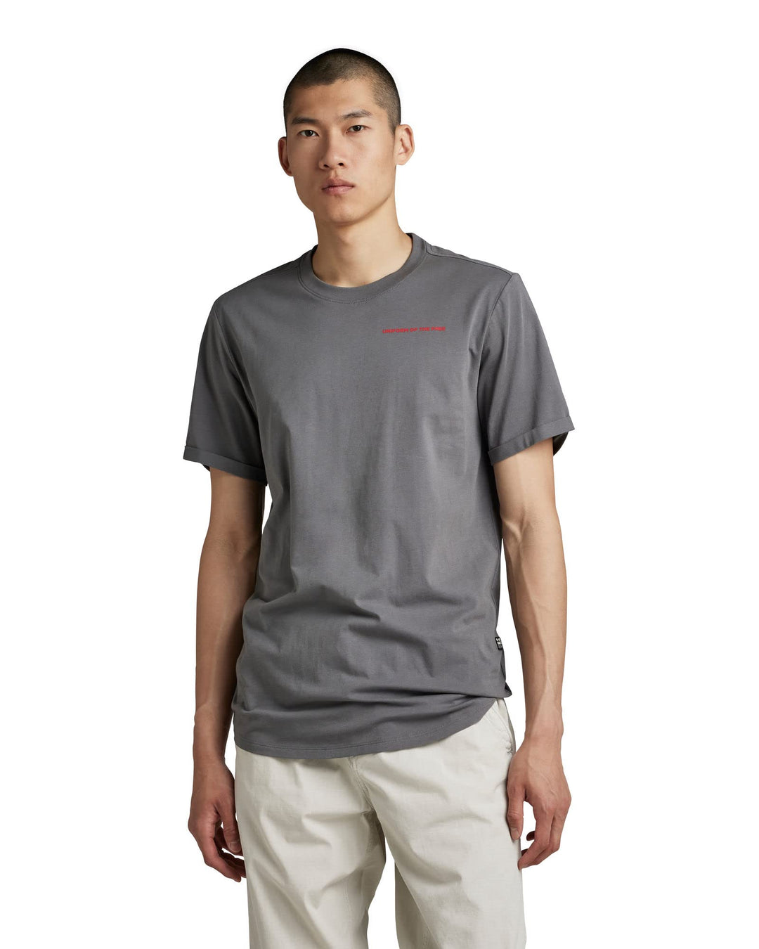 G-STAR RAW Herren Lash Back Text T-Shirts XS Grau (Granite D22815-336-1468), XS Grau (Granite D22815