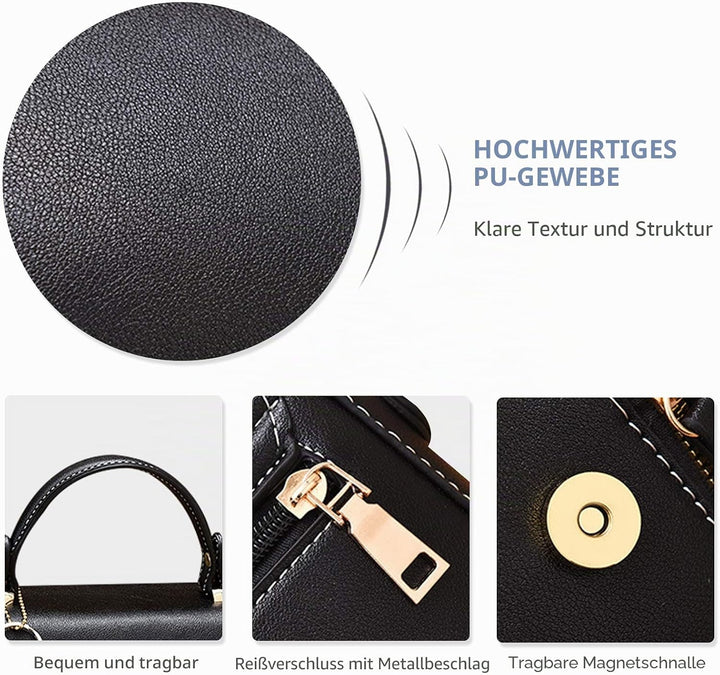 NICOLE &amp; DORIS Tasche Damen Klein Crossbody Tasche PU Leder Tasche Umhängetasche Trendy Handtasche m