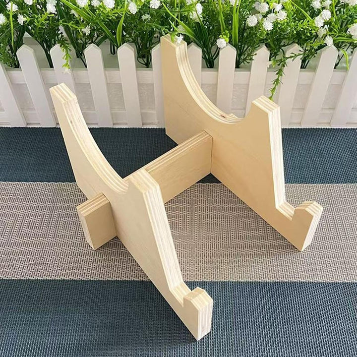 Balance Board Aufbewahrungsregal aus Holz, Rollbrettständer, Trainingsständer mit stabilem Holzrahme