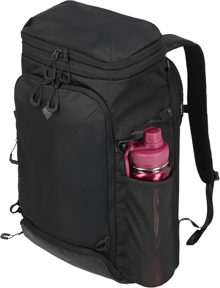 Travelite Rucksack VENTURE LINE XL, 33x53x20 cm, 37 L erweiterbar, robustes Nylon, Laptopfach 15,6 Z