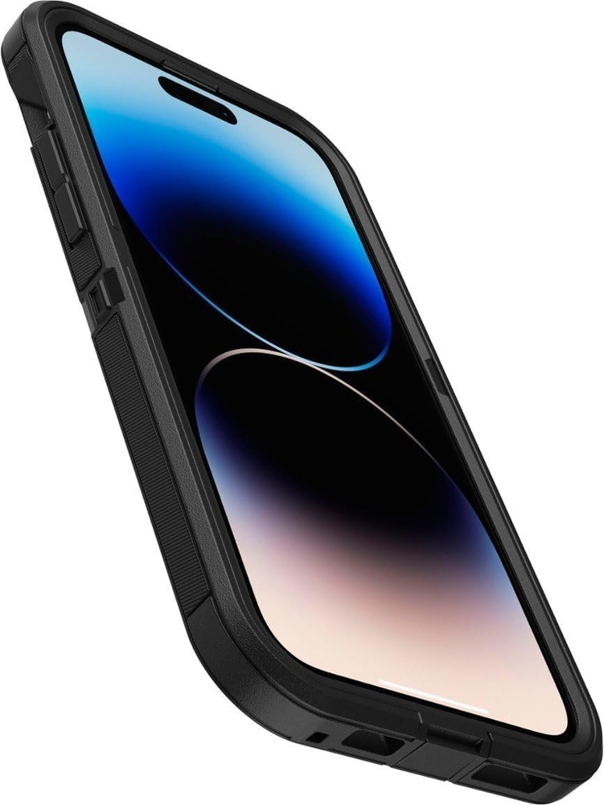 OtterBox Schutzhülle für iPhone 14 Pro (nur) Defender Series XT – schwarz, ohne Bildschirm, robust,