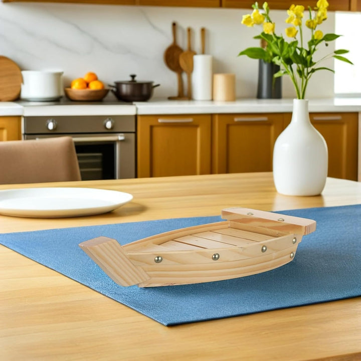 Cabilock Sushi Servierteller Sushi- Bootsschale Sushi-anzeigeteller Sushi- Gericht Sushi- Bootsgeric