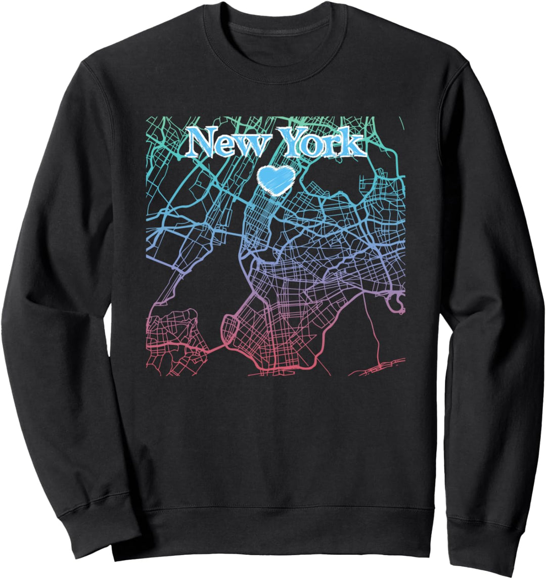 New York City Souvenir Karte, NYC, NY Sweatshirt