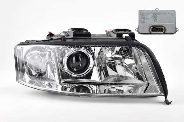Johns, Scheinwerfer passend für Audi A6 4B 08/01-01/05 Xenon D2S/H7 rech. + Steuerg.