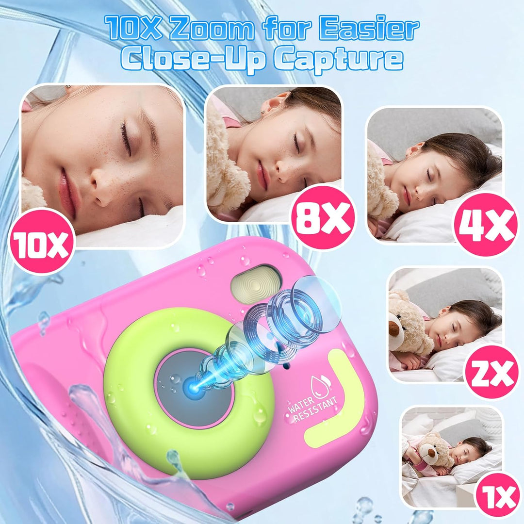 wasserdichte Kamera für Kinder, 48MP 1080P Kinderkamera Digitalkamera Unterwasser Kamera Kinder mit