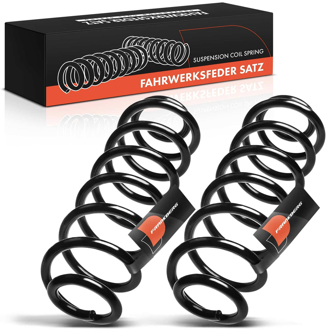 Frankberg 2x Federn Fahrwerksfeder Hinterachse Kompatibel mit A4 Allroad 8KH B8 2.0L-3.0L 2009-2016