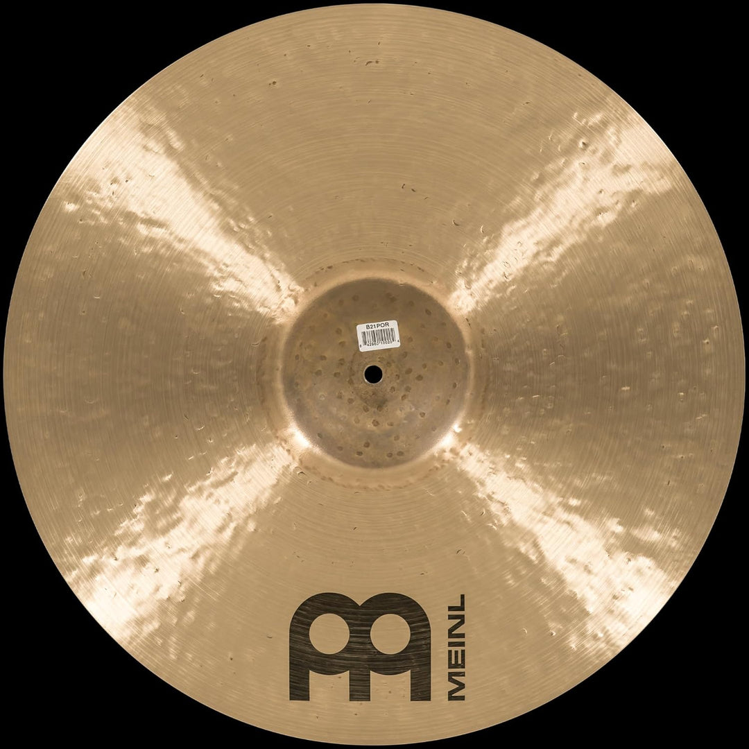 Meinl Cymbals Byzance Traditional Polyphonic Ride 21 Zoll (Video) Schlagzeug Becken (53,34cm) B20 Br