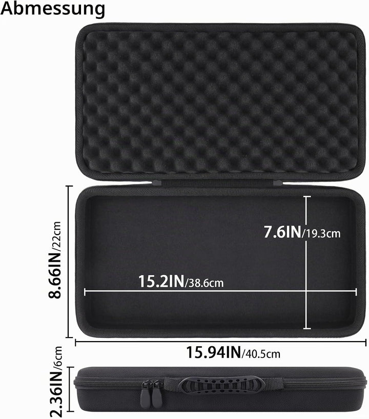 co2CREA Case Hart reiseschutzhülle Etui Tasche für Akai Professional MPK Mini IV USB-C MIDI Keyboard