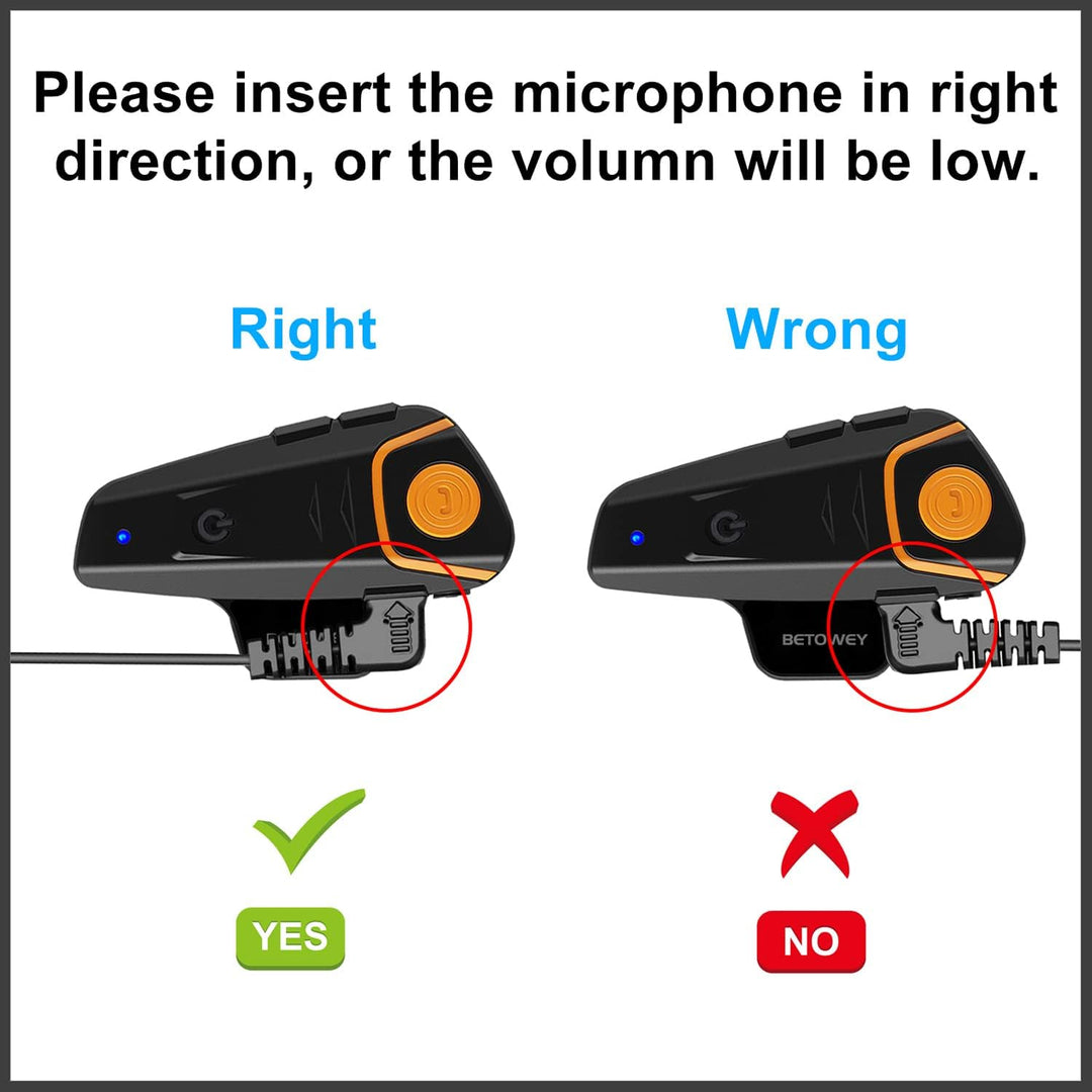 Motorrad Sprechanlage für 2, BT-S2 Motorrad Bluetooth Kommunikationssystem Gegensprechanlage Motorra