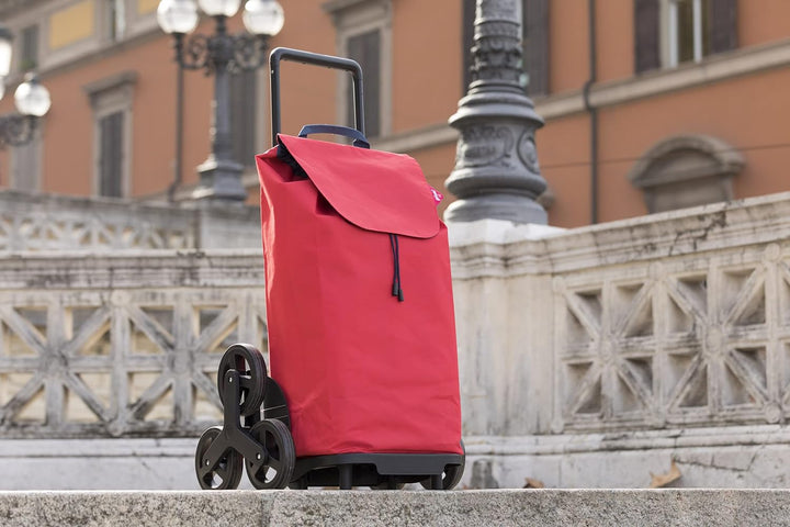 Gimi Tris Urban Einkaufstrolley mit 6 Rädern, 100% Polyester, 52 l, 44,1 x 50,7 x 95,6 cm, Grau, 168