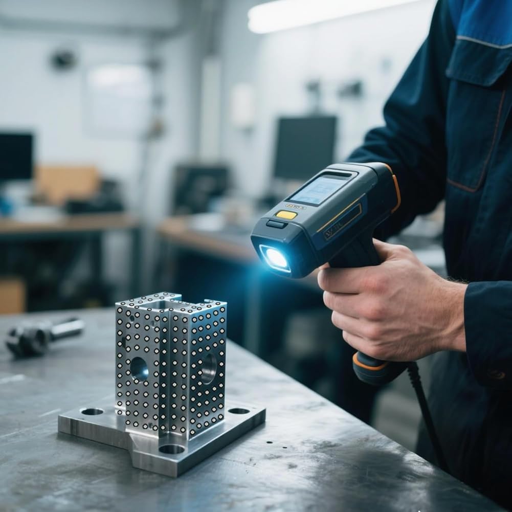 200 Stück (3 mm Innen/6 mm Aussen) Wiederverwendbare Hochreflektierende Magnetische 3D-Scan-Fiducial