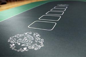 Bullets Playing Cards Profi Pokermatte grün in 160 x 80cm eigenen Pokertisch - Deluxe Pokertuch Tisc