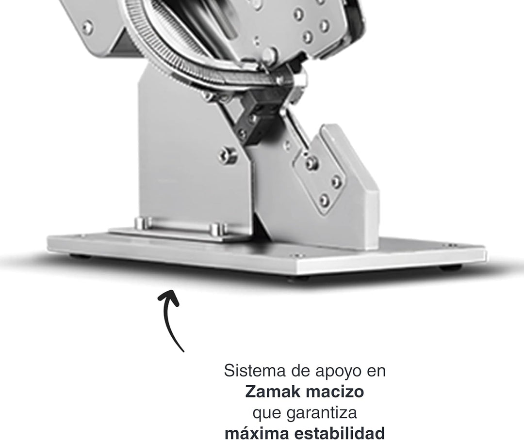 Lacor - 61200 - Clipmaschine für Lebensmittel, Wurstschneider, Heftgerät für Wurst, Edelstahl, Kapaz