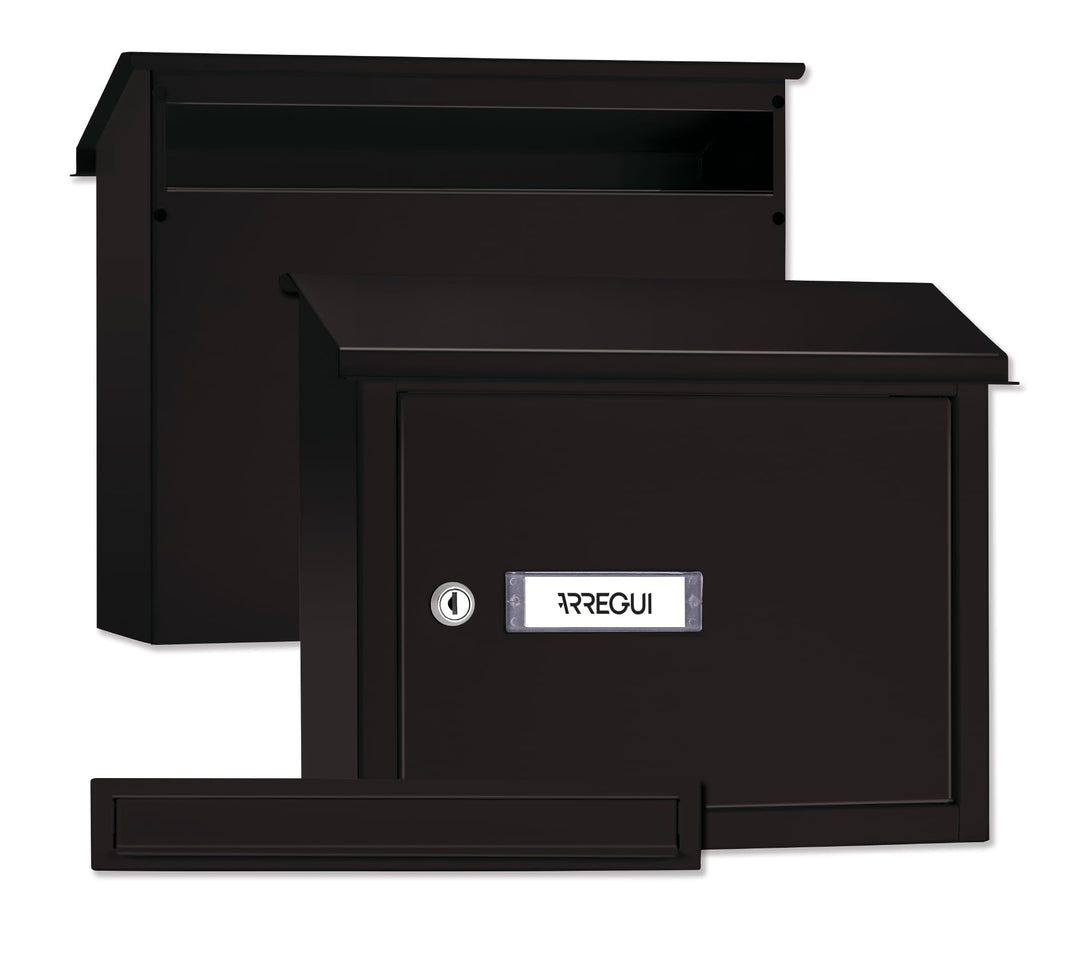 ARREGUI V4084 Komplettes Durchwurfbriefkasten Paket. Briefeinwurf + Durchwurfbriefkasten. Einwurfble