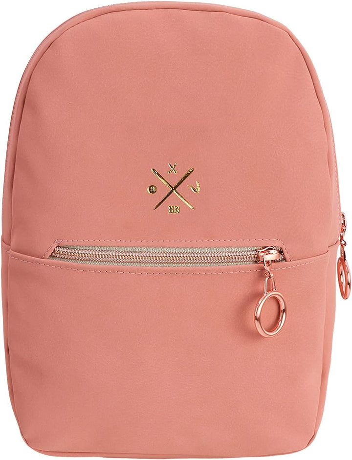 Manufaktur13 M13 Mini DayPack - Tagesrucksack, kleiner Rucksack, Vegan Kunstleder, Aussenfach mit Re