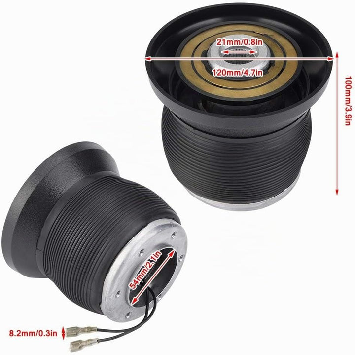 Lenkradadapter,Duokon Lenkradnabenadapter, 21mm lenkradnabe Lenkrad Innenraum Racing Lenkrad Short A