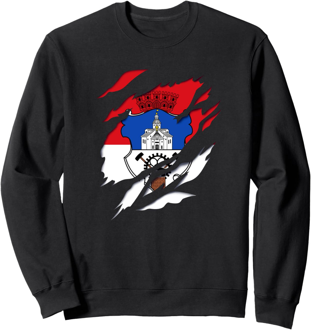 Stadtteil Köln Kalk Fahne und Wappen Design Sweatshirt