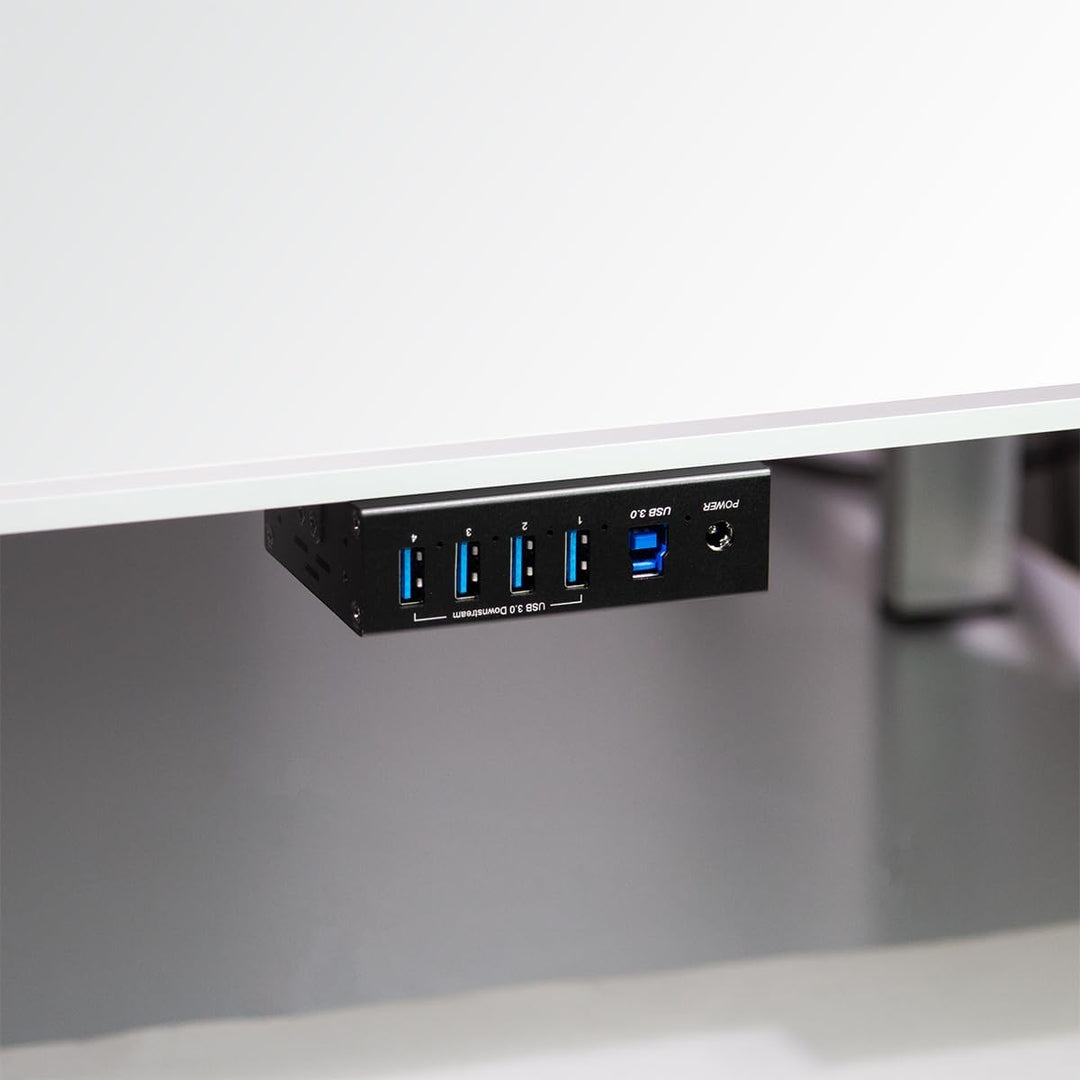 LogiLink 4-Port Hub (USB 3.0) inkl. Netzteil, Industrieausführung, 5 Gbit/s, 10 W, mit Überstrom, Üb