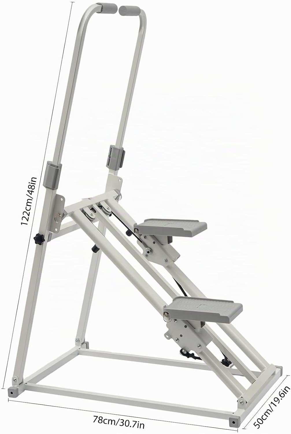Vertikale Klettermaschine – Faltbarer Heimtrainer Stepper für Ganzkörpertraining | Verstellbare Grif