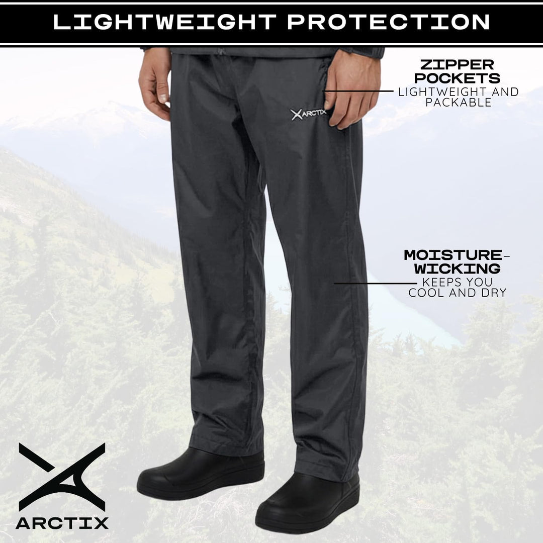 ARCTIX Herren Sturm-Regenhose 4X-Large Extra Tall Dunkelgrau, 4X-Large Extra Tall Dunkelgrau