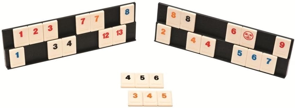 Jumbo Spiele Original Rummikub Travel Pouch - der Spieleklassiker mit kleiner Tasche für Reisen und
