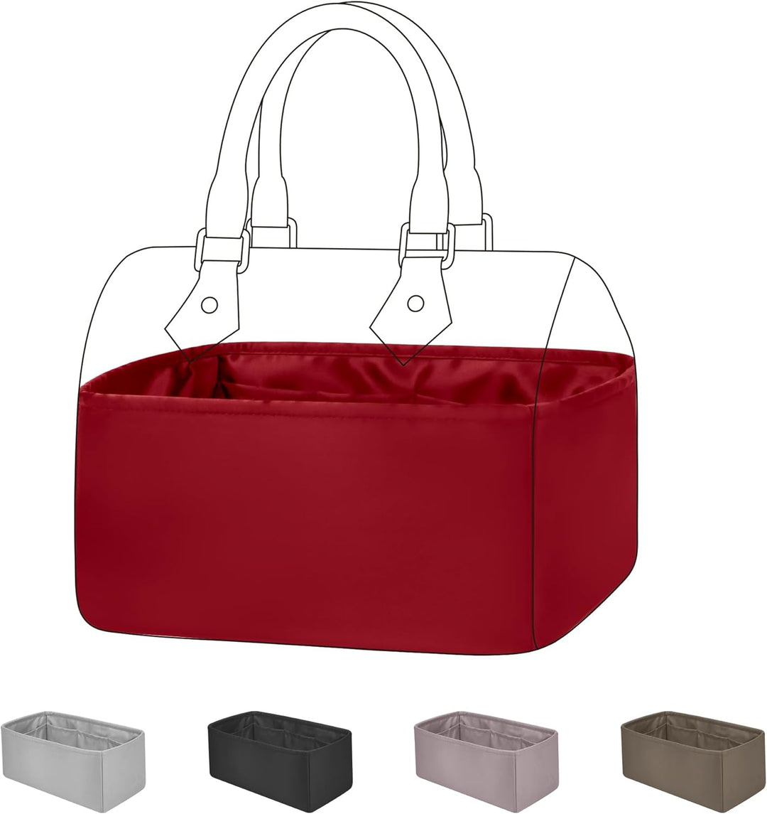 DGAZ Handtaschen Organizer Einsatz, Seide Handtaschenorganisator für LV Speedy Nano/20/25/30/35/40/4