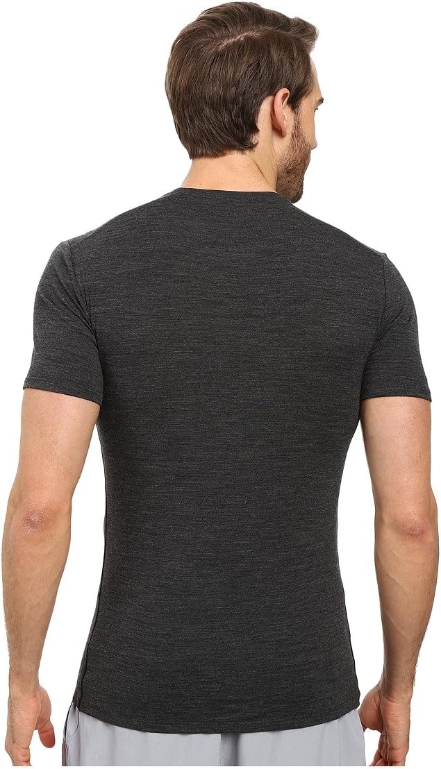 Icebreaker Herren Anatomica Crewe T-Shirt - Funktionsshirt Herren - Merinowolle Unterwäsche XXL Jet