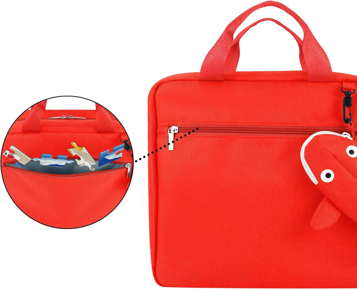 Tasche für Tiptoi Starterset, mit Tragbares Hai Hülle für Tiptoi Stift, Taschen für 10 bis zu 12 Büc