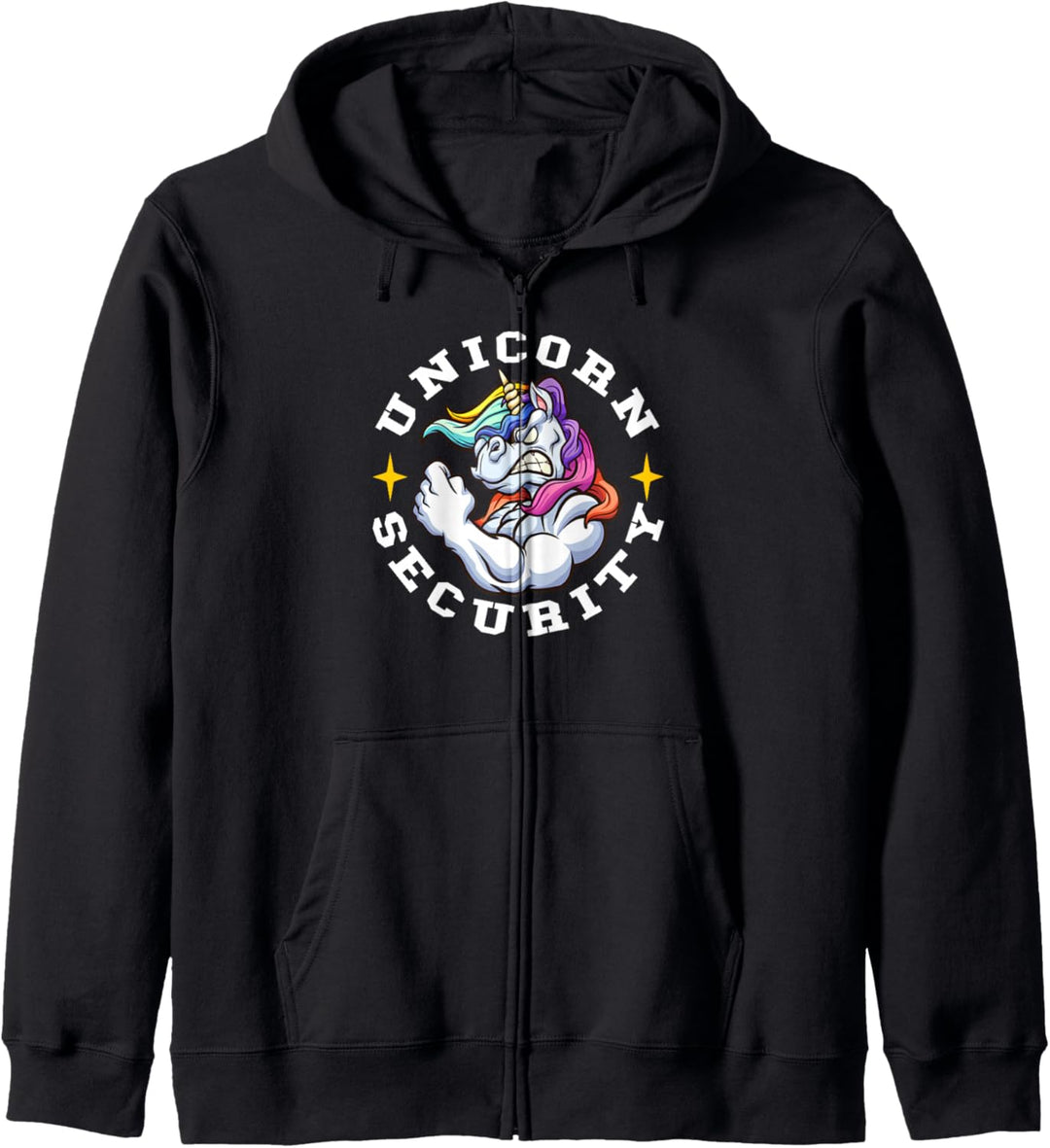 Unicorn Security – Manly Muscular Unicorn Lovers Kapuzenjacke
