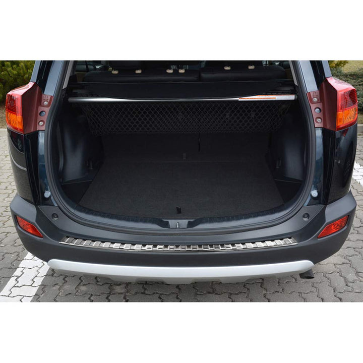 Avisa Schwarz Edelstahl Heckstossstangenschutz kompatibel mit Peugeot Traveller/Citroën Spacetourer/