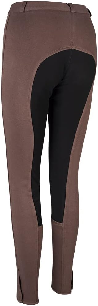 Pfiff 101197 Damen Reithose Vollbesatz Vollbesatzreithose 9 Farben alle Grössen 36 Braun / Schwarz,